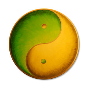 Wandbild Ying Yang