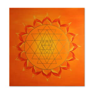 Yoga Yantra Wandbild