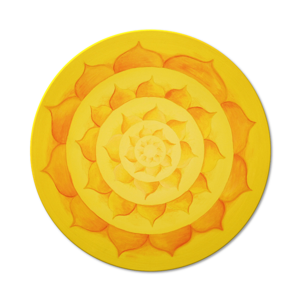Wandbild Mandala Lotussonne