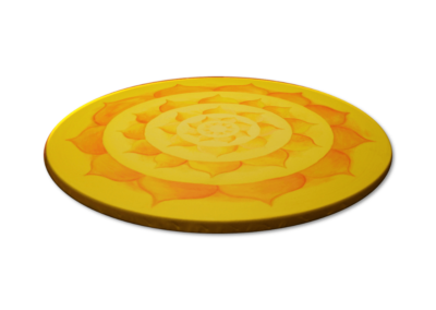Wandbild Energiebild Lotussonne Mandala Gold_Profilbild