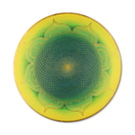 Leinwandbild Mandala Herz des Orients in Gold ab Größe 50cm - Energiebild handgemalt