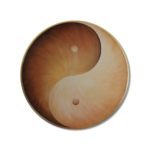 Leinwandbild Yin Yang Erde ab 40 cm - Energiebild handgemalt