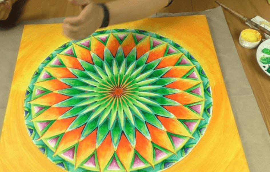 Mandala malen Jeannette