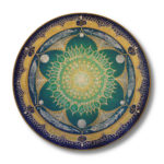 Leinwandbild Mandala Kraft der Worte Größe ab Größe 80cm - Energiebild handgemalt