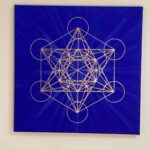 Original - Würfel des Metatron Wandbild, 50x50 cm - sofort verfügbar
